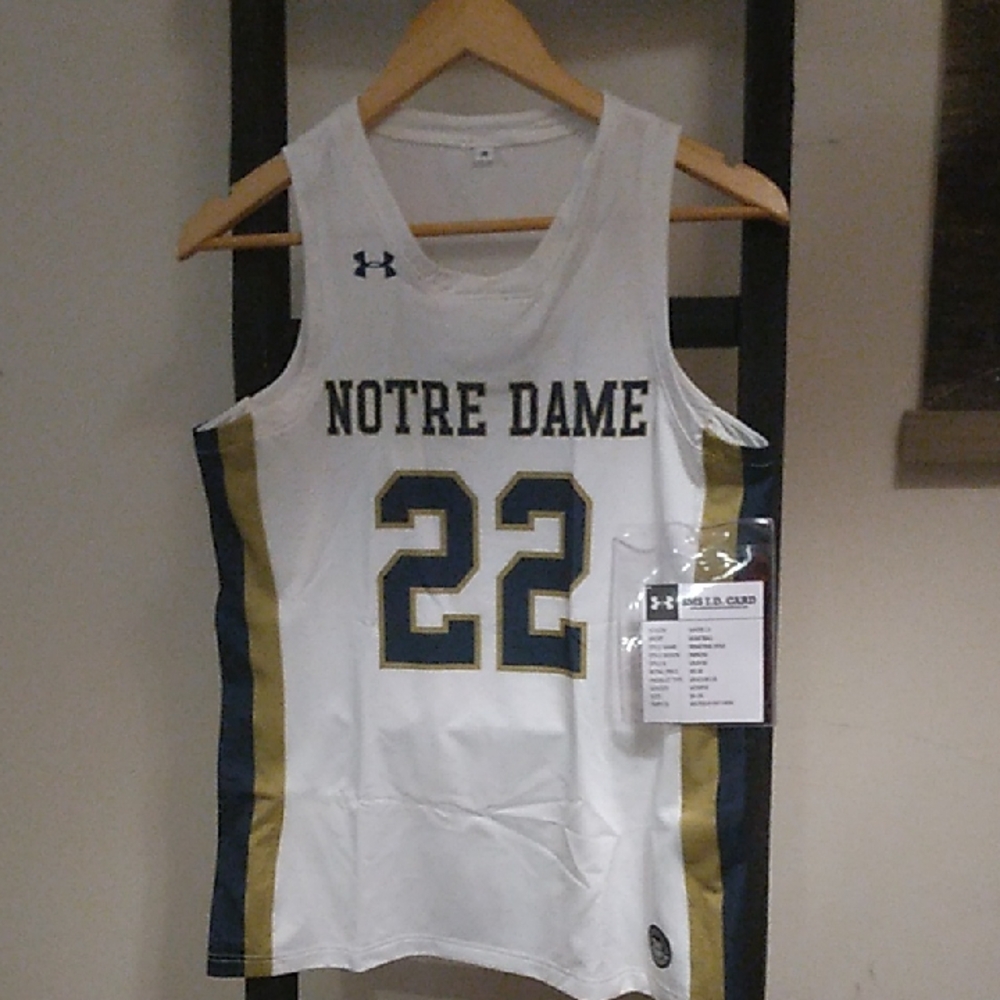 Notre Dame Under Armour Primetime Basketball Jersey